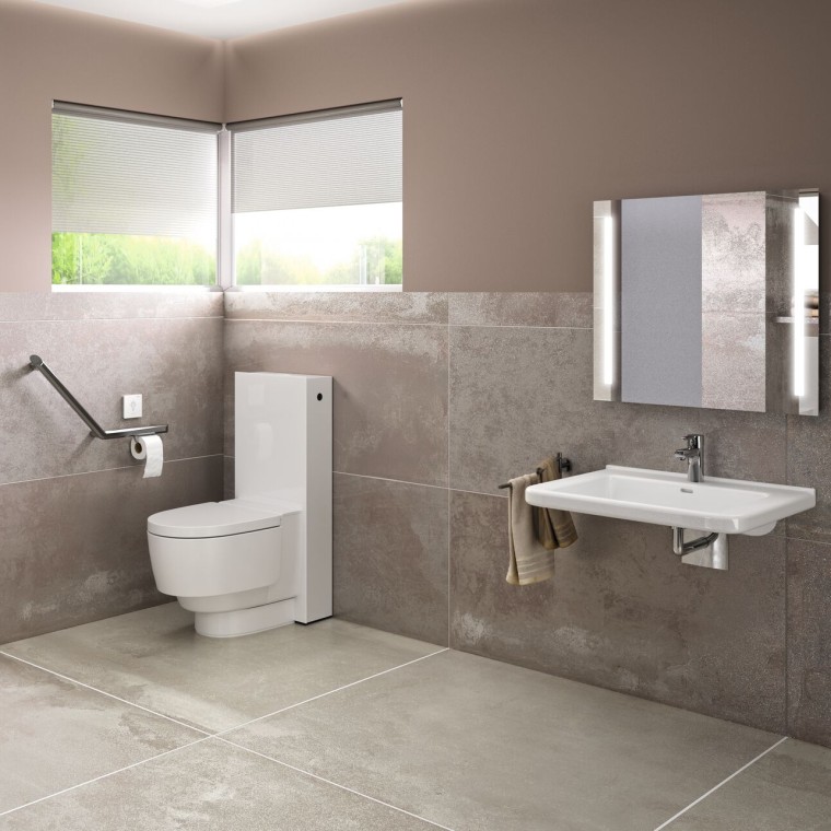Barrierefreies Bad mit Geberit AquaClean Mera Barrierefreies Bad mit Geberit AquaClean Mera