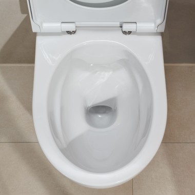 Einfachste Reinigung dank Rimfree® plus-Technologie Einfachste Reinigung dank Rimfree® plus-Technologie