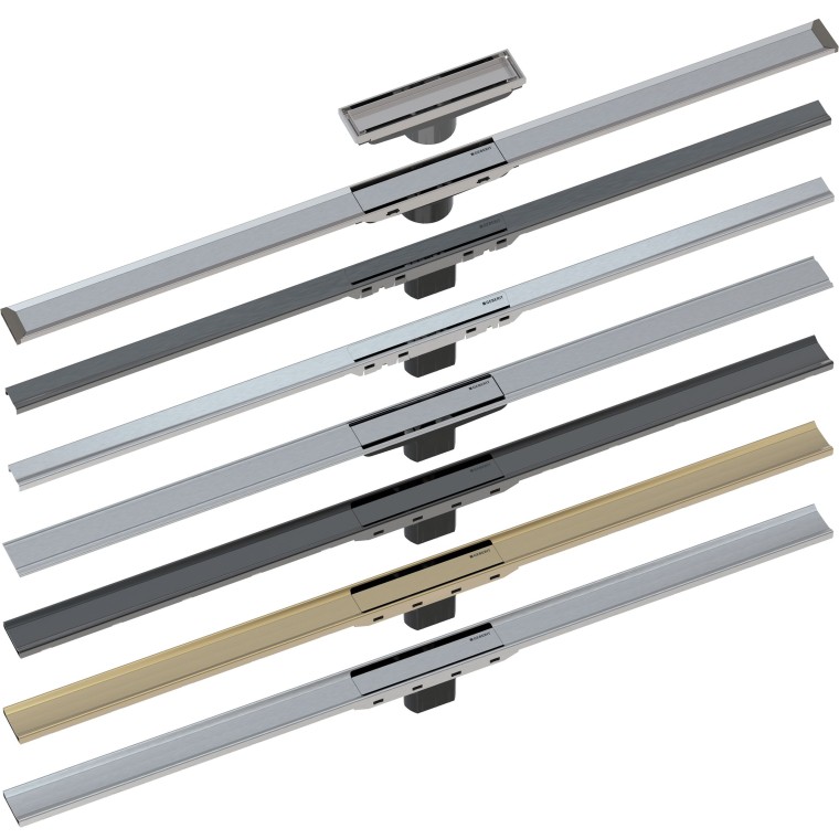 Überblick über die Geberit CleanLine Duschrinnen Überblick über die Geberit CleanLine Duschrinnen