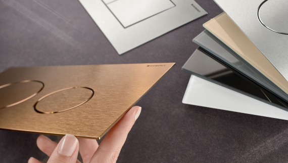 Verschiedene Betätigungsplatten zur Auswahl Verschiedene Betätigungsplatten zur Auswahl