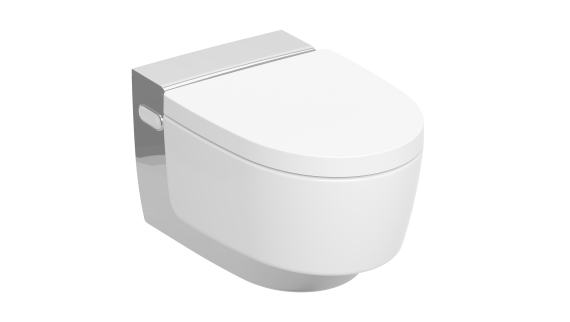 Dusch-WC Geberit AquaClean Mera Comfort Chrom glänzend Dusch-WC Geberit AquaClean Mera Comfort Chrom glänzend