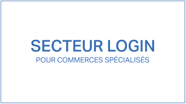 Secteur login pour le commerce spécialisé