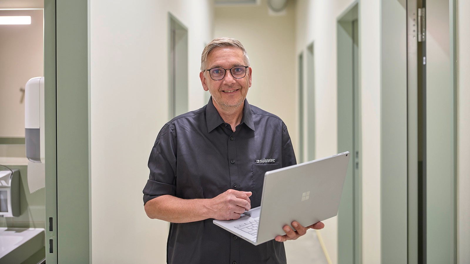 Guido Zwyssig, Leiter Kundenservice suissetec Campus (© Ben Huggler) Guido Zwyssig, Leiter Kundenservice suissetec Campus (© Ben Huggler)