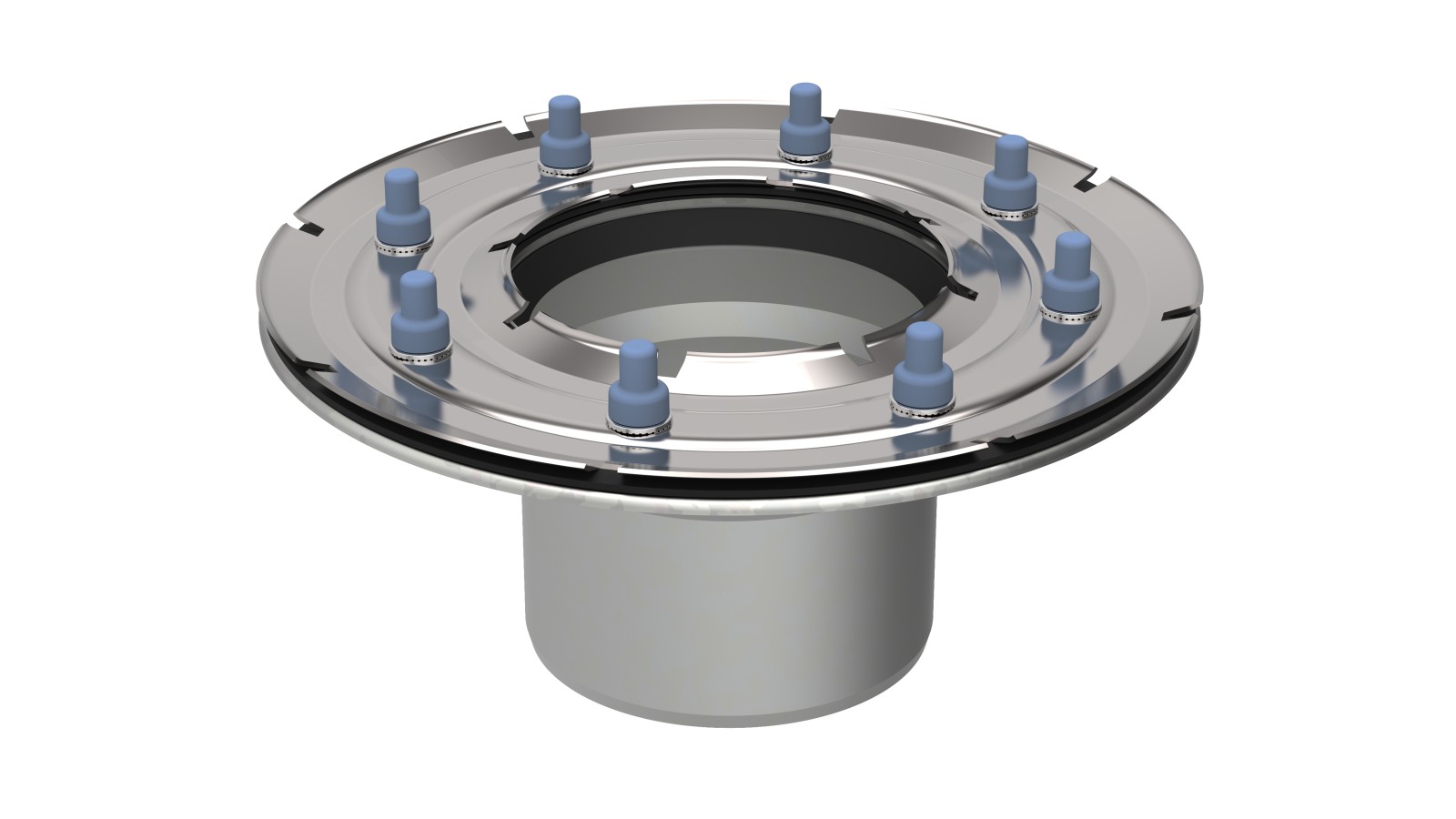 Geberit Aufsatz Pressdichtungsflansch für Bodenabläufe und -einläufe Geberit Aufsatz Pressdichtungsflansch für Bodenabläufe und -einläufe