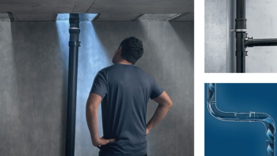 Collage visivo Mastering Water - Sistemi di smaltimento