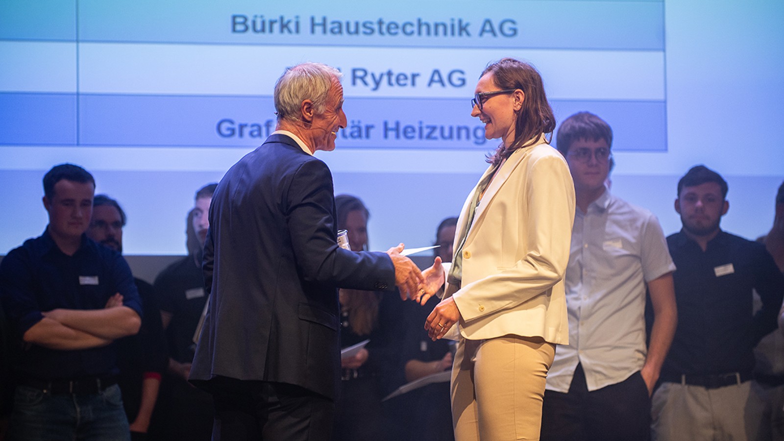 Geberit Preis 2024 Walter Brändle mit Aline Zoe Egli (© Seraina Boner) Geberit Preis 2024 Walter Brändle mit Aline Zoe Egli (© Seraina Boner)