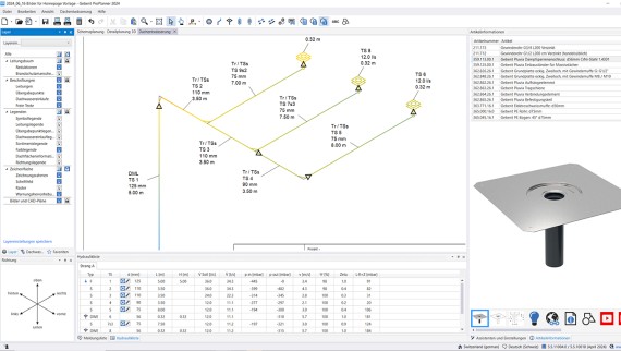 Scarico per tetti in Geberit ProPlanner