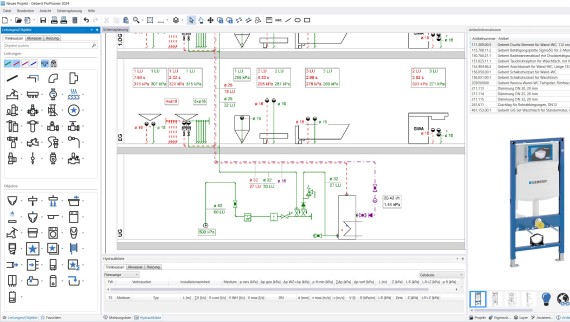 Schemaplanung im Geberit ProPlanner