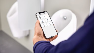 Geberit Control App - Ansicht des Tools