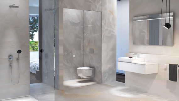 Geberit AquaClean Dusch-WC mit Duschdüse Geberit AquaClean Dusch-WC mit Duschdüse