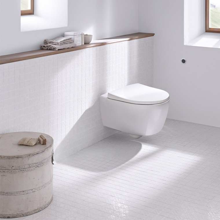 Geberit barrierefreies WC mit Fernauslösung Geberit barrierefreies WC mit Fernauslösung