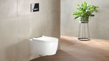 Geberit ONE WC mit Sigma50 Betätigungsplatte