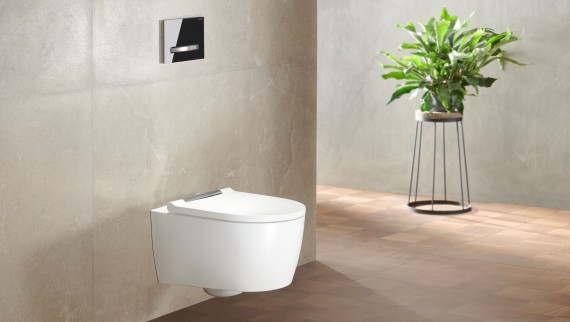 Geberit ONE WC mit Sigma50 Betätigungsplatte Geberit ONE WC mit Sigma50 Betätigungsplatte