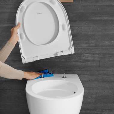 WC Acanto avec QuickRelease (© Geberit)