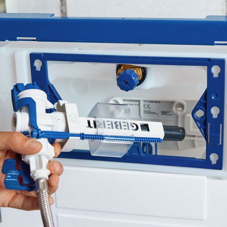 Das kompakte Geberit Typ 383 Füllventil Das kompakte Geberit Typ 383 Füllventil