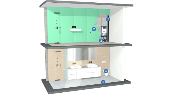 Soluzioni di isolamento acustico per gli impianti sanitari