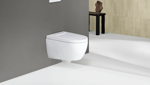 Geberit AquaClean Alba con placca di comando Sigma20