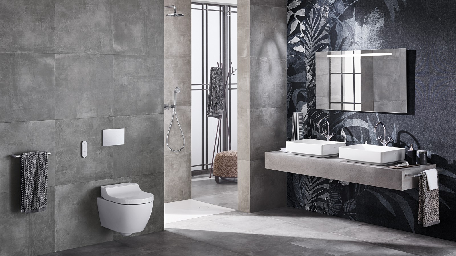 Geberit AquaClean Tuma und Variform Waschplatz Geberit AquaClean Tuma und Variform Waschplatz