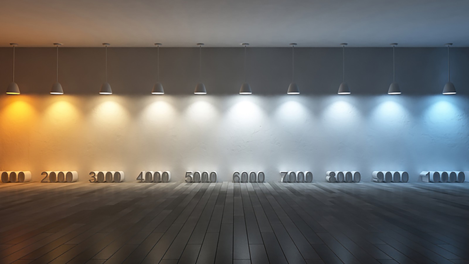 Illustration der Farbtemperatur mit unterschiedlichen Kelvin-Werten (© iStock.com/SuriyaKK) Illustration der Farbtemperatur mit unterschiedlichen Kelvin-Werten (© iStock.com/SuriyaKK)