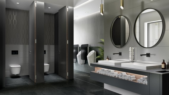 Sanitärraum für Premium-Option Sanitärraum für Premium-Option