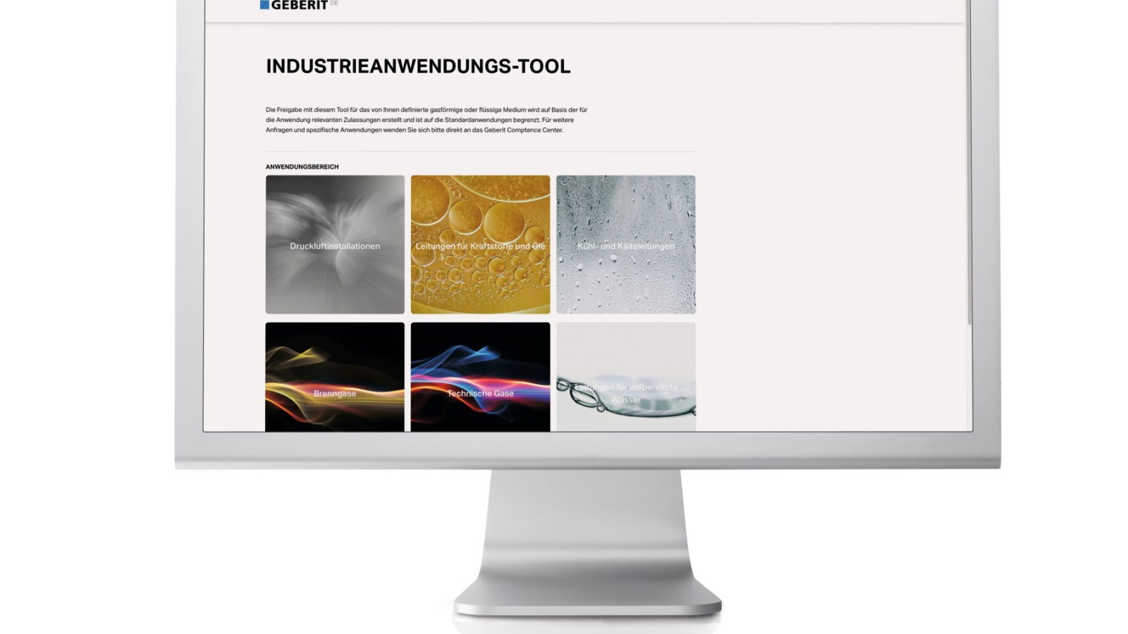 Geberit Industrieanwendungs-Tool Geberit Industrieanwendungs-Tool