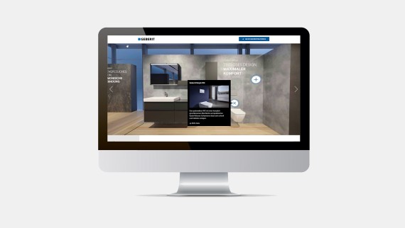 Virtual Showrooms - Ansicht des Tools Virtual Showrooms - Ansicht des Tools