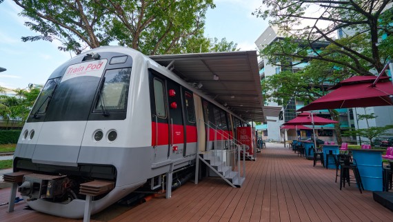 Train Pod Hotel in Singapur (© Watson Lau) Train Pod Hotel in Singapur (© Watson Lau)