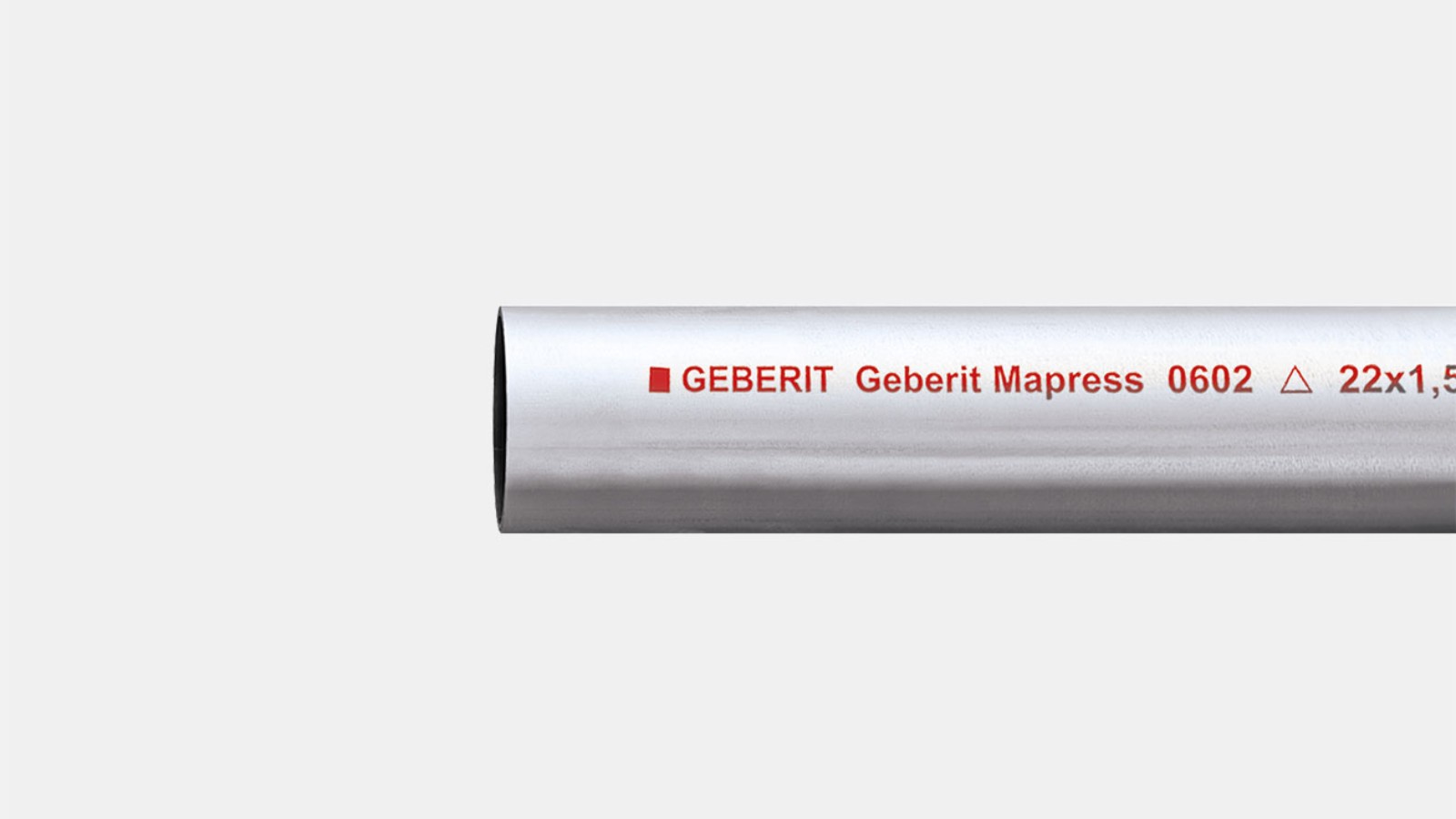 Geberit Mapress C-Stahl Systemrohr, aussen verzinkt Geberit Mapress C-Stahl Systemrohr, aussen verzinkt