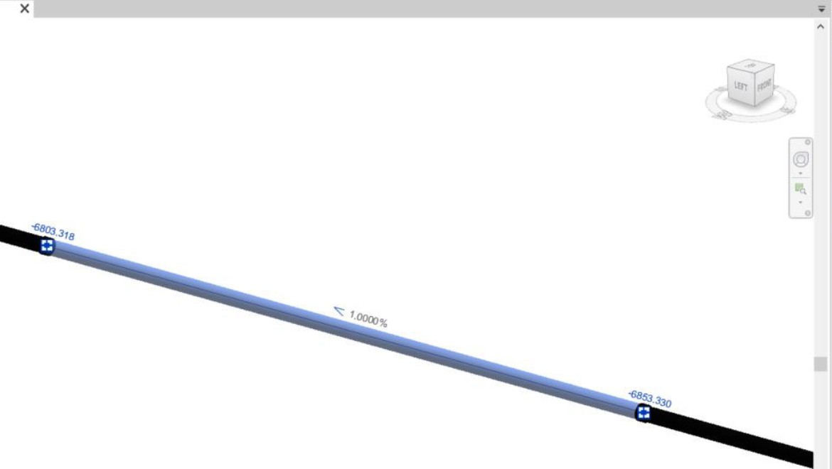 Segmentazione di una condotta in lunghezze consegnabili nel Geberit BIM Plug-in