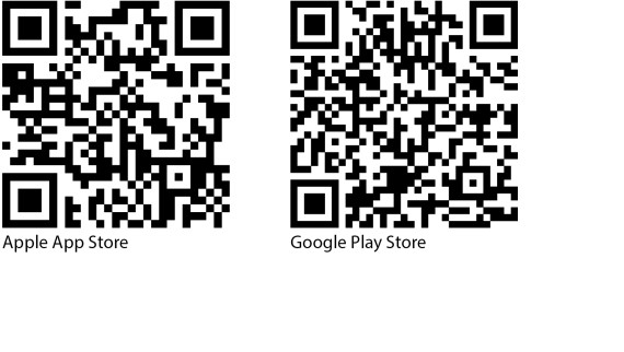 Codici QR Geberit Control App per Apple e Android