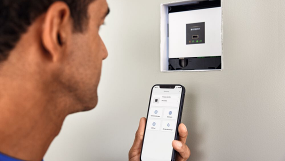 Mise en service de Geberit Connect via l'application Geberit Control