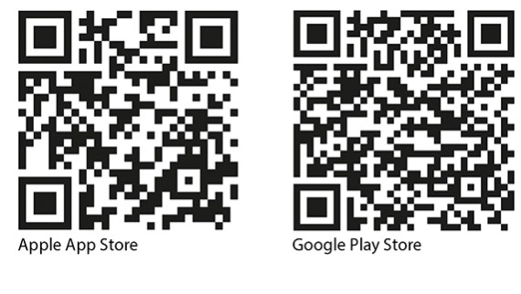 QR-Code für iOS Geberit Home App und Android Geberit Home App