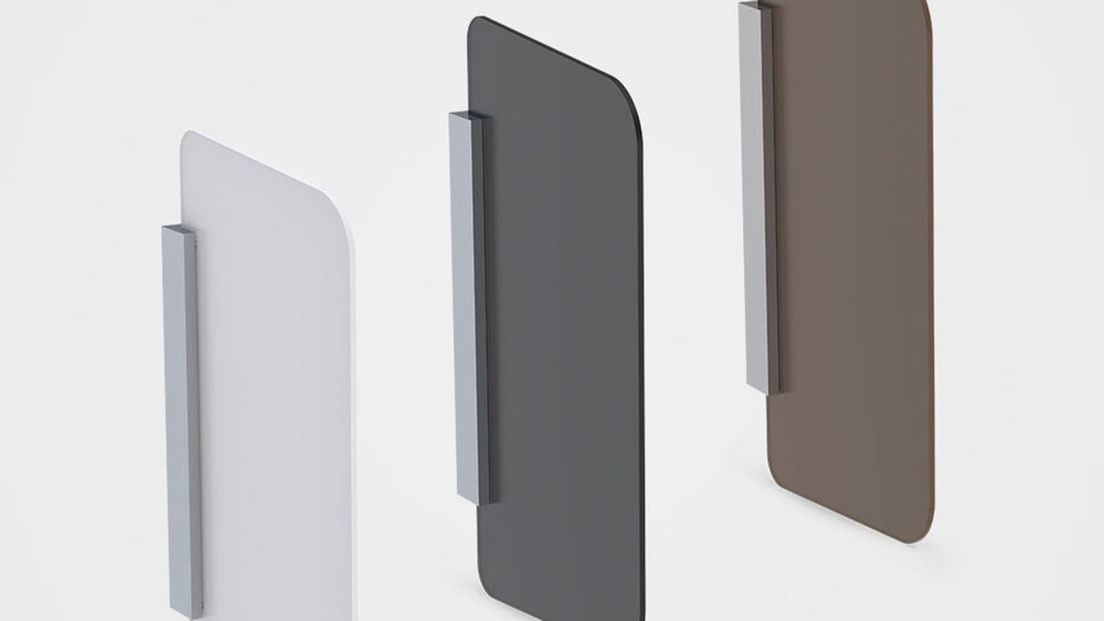 Séparations d'urinoir Geberit en verre Séparations d'urinoir Geberit en verre