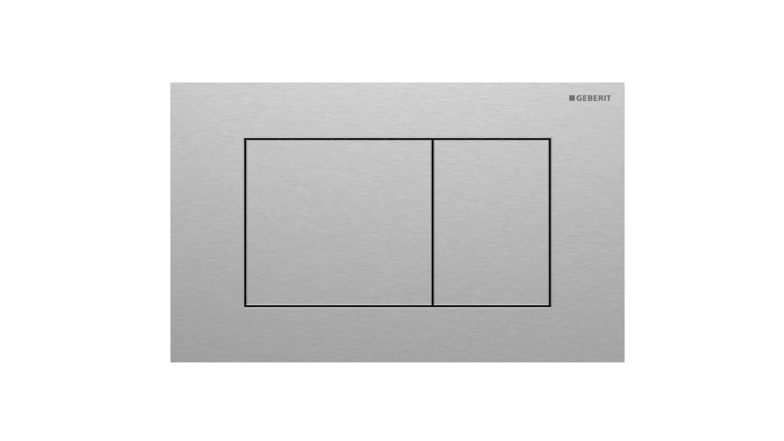 Geberit Sigma40 angolare in acciaio inossidabile