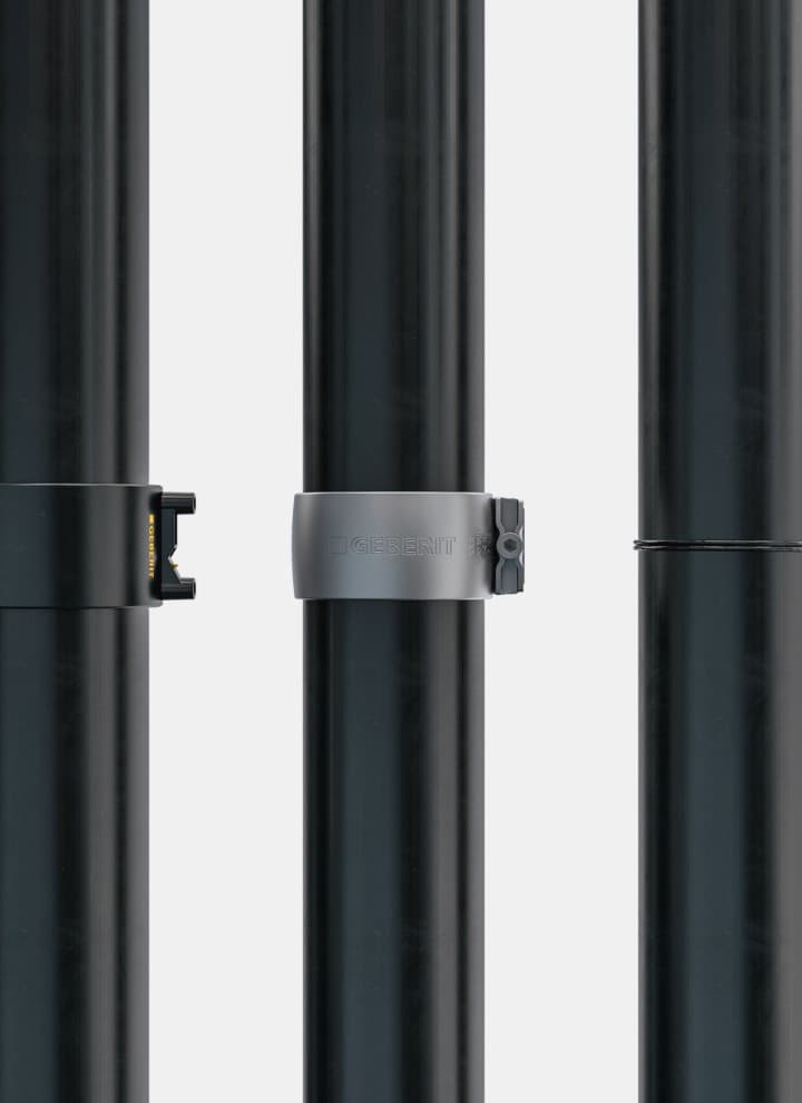 Geberit Silent-db20 kann mit verschiedenen Verbindungstechniken installiert werden Geberit Silent-db20 kann mit verschiedenen Verbindungstechniken installiert werden