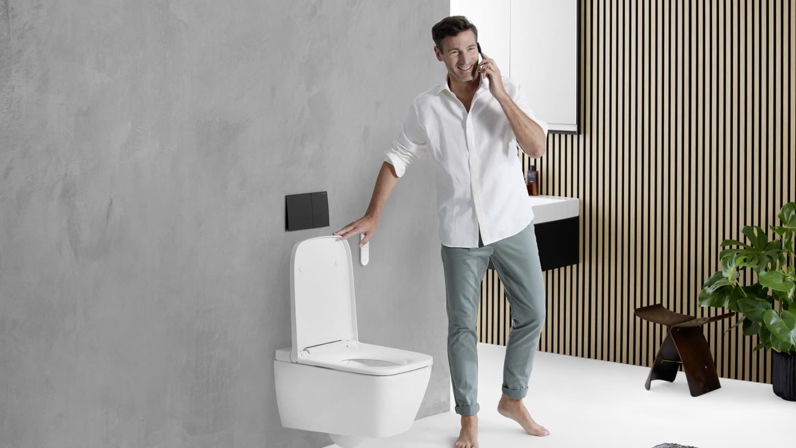 Geberit AquaClean Sela, angulaire, avec Sigma70 Geberit AquaClean Sela, angulaire, avec Sigma70