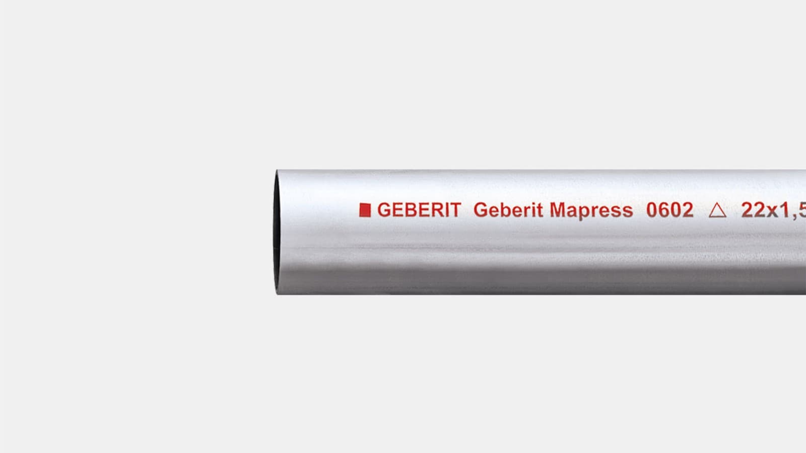 Tuyau Geberit Mapress acier carbone, extérieur galvanisé Tuyau Geberit Mapress acier carbone, extérieur galvanisé